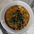 Kentaro's cooksnap of when they made Beef Stroganoff.