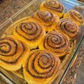 El cooksnap de Martina Ballestrino cuando hizo Cinnamon Rolls (Rollos de canela).