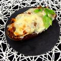 El cooksnap de Fini Bautista Angulo cuando hizo Berenjenas rellenas de setas y sobrasada.