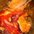 El cooksnap de Jesus Villoria cuando hizo Pimiento asado relleno de atún y huevo en freidora de aire.