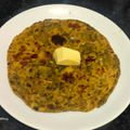 Ajita Srivastava का कुकस्नैप जब उन्होंने बथुआ साग का पराठा (Bathua saag ka paratha recipe in Hindi) बनाया था।