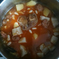 El cooksnap de Nuria PF cuando hizo Alubias con chorizo morcilla y panceta.