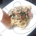 El cooksnap de Miguel Angel Rodriguez Castañeda cuando hizo Spaguettis con salsa de jamón y champiñones riquísima!!.