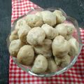 Cooksnap dari Ma2 Khansa A.N untuk resep Bakso Seitan / Bakso Vegetarian / Bakso Gluten