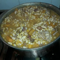 El cooksnap de Elo Derito cuando hizo Locro Criollo.