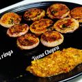 Veena Chopra का कुकस्नैप जब उन्होंने प्याज रिंग (Pyaz Ring recipe in Hindi) बनाया था।
