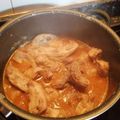 El cooksnap de Raspa cuando hizo Conejo en salsa con nueces.