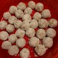Bill Brooks's cooksnap of when they made Butter pecan snowball cookies (Mexican wedding cookies).