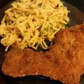 El cooksnap de Camila Olivera cuando hizo Fideo al pesto con cebolla y choclo 🍝.