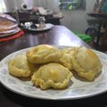 El cooksnap de Francia Herrera cuando hizo Empanadas de acelga plato volador.