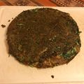 El cooksnap de Felicidonia cuando hizo Tortilla de Kale.