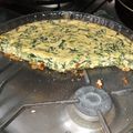 El cooksnap de Monica Carrizo cuando hizo Soufflé de Espinaca y Queso.