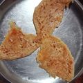 Mahi khoba का कुकस्नैप जब उन्होंने आलू के पराठे (aloo ke parathe recipe in Hindi) बनाया था।