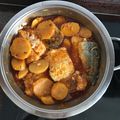 El cooksnap de Toñi Marin cuando hizo Bacalao fresco con gambas en salsita.