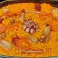 El cooksnap de Rocio Cruzado cuando hizo Arroz al horno (con morcilla de cebolla y blanquet).
