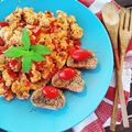 El cooksnap de persaki cuando hizo Huevos a la Mexicana.