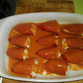 El cooksnap de Luis Carrancia Romero cuando hizo Pimientos del piquillo rellenos de bacalao con salsa de pimientos.