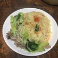 Cooksnap của Thành Kỳ khi họ làm theo món Mỳ tôm xào thịt bò, rau cải