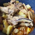 El cooksnap de Karen Zubiaurre cuando hizo Costillas estofadas.
