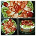 صورة من 🌼🌼عاشقة الورد🌷🌷، شاركها بعد تجربة وصفة كيكة اسفنجيه بالفواكه
