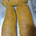 El cooksnap de Natalia Boglione cuando hizo Pan casero con chicharrón.