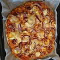 Szamelin Cooksnap-ja, amikor elkészítette a(z) Élesztő nélküli, sütőporos pizza recept receptet.