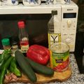 El cooksnap de Nicole Dubois cuando hizo Gazpacho andaluz.