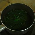 Cooksnap dari Gesta Hapsila untuk resep Sayur Bayam Bening Express No MSG