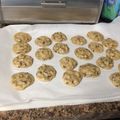 Kristie's cooksnap of when they made Soft and Chewy Chocolate Chip Cookies.