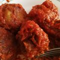 El cooksnap de Ara Otero Machuca cuando hizo Albóndigas de berenjena.
