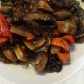Cooksnap από Σταυρούλα στη συνταγή Μανιτάρια τηγανιτά με βαλσάμικο και πιπεριές
