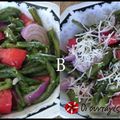 Cooksnap από vasiliki ver στη συνταγή Σαλάτα με αμπελοφάσουλα, πομοντόρια και κρασοτύρι