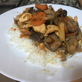 El cooksnap de Jordi Cortiada cuando hizo Curry japonés de pollo con calabaza y shiitake.