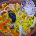 El cooksnap de Natalia Gabriela Paredes cuando hizo Cazuela de mariscos.