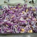 El cooksnap de Ana Claudia Franchi cuando hizo Ensalada de repollo multicolor.