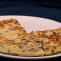El cooksnap de Marieta cuando hizo Tortilla de calabacín y ajetes.
