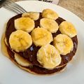 El cooksnap de Mónica Ramos cuando hizo Panqueques de avena y banana 🍌.