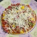 Reshma Tailor's cooksnap of when they made ચીઝી પીઝા (Cheesy Pizza Recipe In Gujarati).