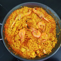 El cooksnap de I SS cuando hizo Paella de marisco.