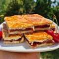 KatJul Cooksnap-ja, amikor elkészítette a(z) Cseresznyés lepény receptet.