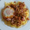 El cooksnap de Dianella Martínez Real cuando hizo Arvejas estofadas sobre colchón de puré de papas.