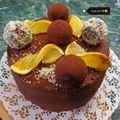 Andrea Slezsák Bazsóné Cooksnap-ja, amikor elkészítette a(z) Narancsos trüffel torta receptet.