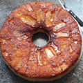 El cooksnap de María José Lobo cuando hizo Tarta de manzana invertida.