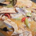 Cooksnap dari Pediatric Cardiologist's Kitchen untuk resep Sup tulang belly salmon