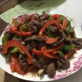 Cooksnap của Lành Hùng Minh khi họ làm theo món Tim heo xào nấm