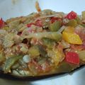 El cooksnap de Belen Moreno cuando hizo Berenjena rellena al horno.