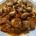El cooksnap de Maria Abellan cuando hizo Caracoles con tomate.