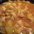 El cooksnap de Charo Ruiz cuando hizo Rape con patatas y almendras.