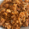 El cooksnap de Kris cuando hizo Arroz meloso de pulpo y gambas en Mambo 10070.