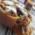 El cooksnap de Evelynn Cabrera cuando hizo Zapallo relleno (sin horno).